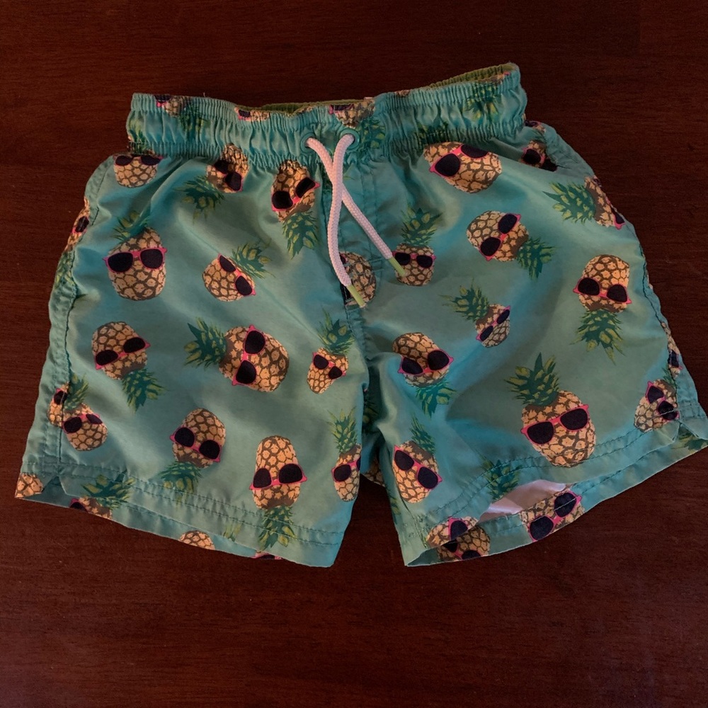 H&M Boys Pineapple Swim Shorts